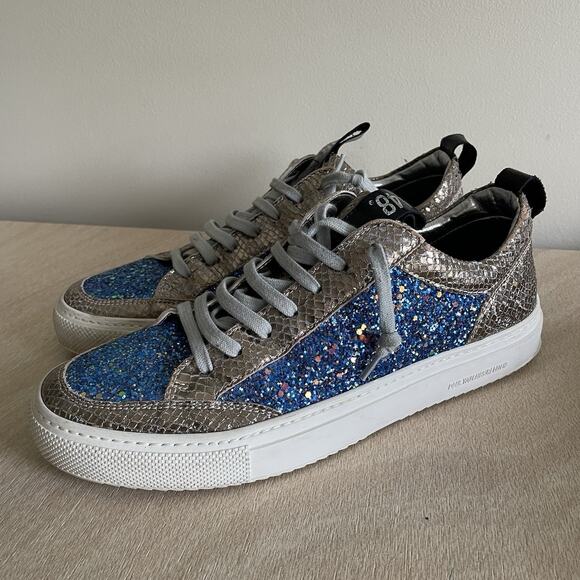 P448 Soho Glittered Sneakers - Picture 1 of 16